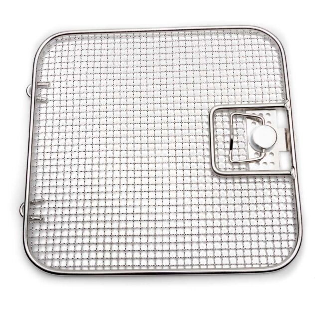 LIDS FOR CRIMPED WIRE MESH BASKETS-DETENTION FRAME