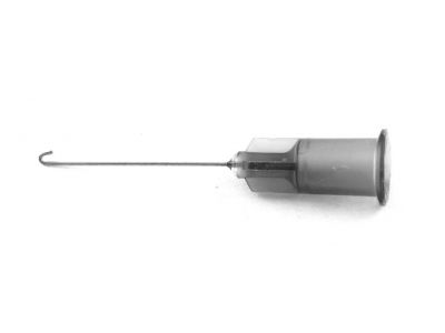 Hydrodissection Cannula J Shaped 27g Flattened Angled Shaft